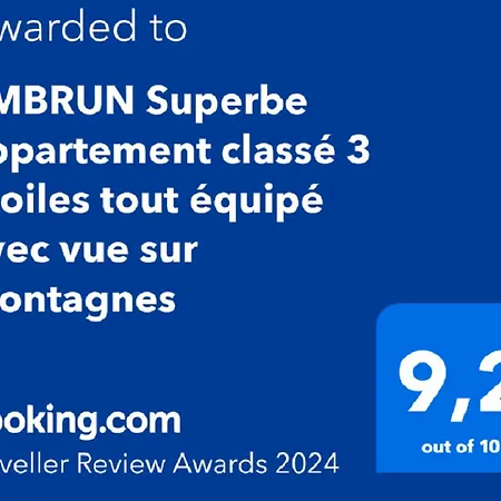 Apartment Embrun Superbe Classe 3 Etoiles Equipe Avec Vue Sur Montagnes Saint-Sauveur (Hautes-Alpes)